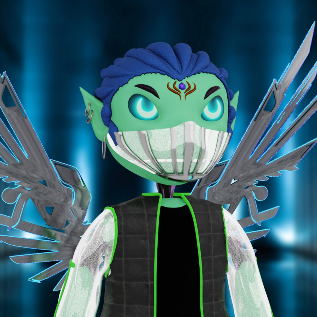 Black and white wave