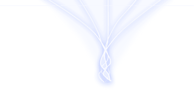 Illustration einer blau‑violetten Trendlinie, die Google‑Rankings symbolisiert.