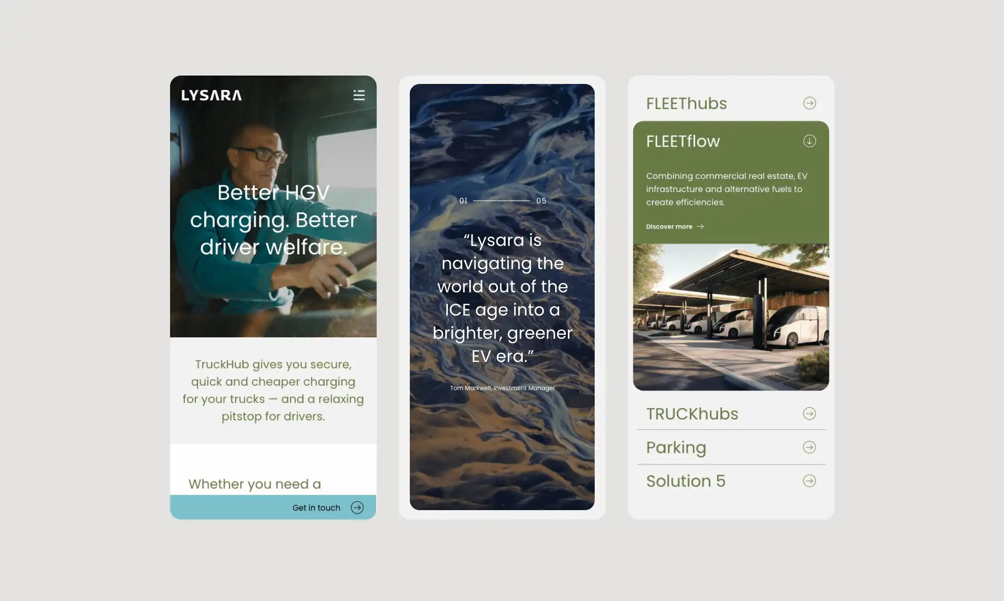 Lysara Social concept