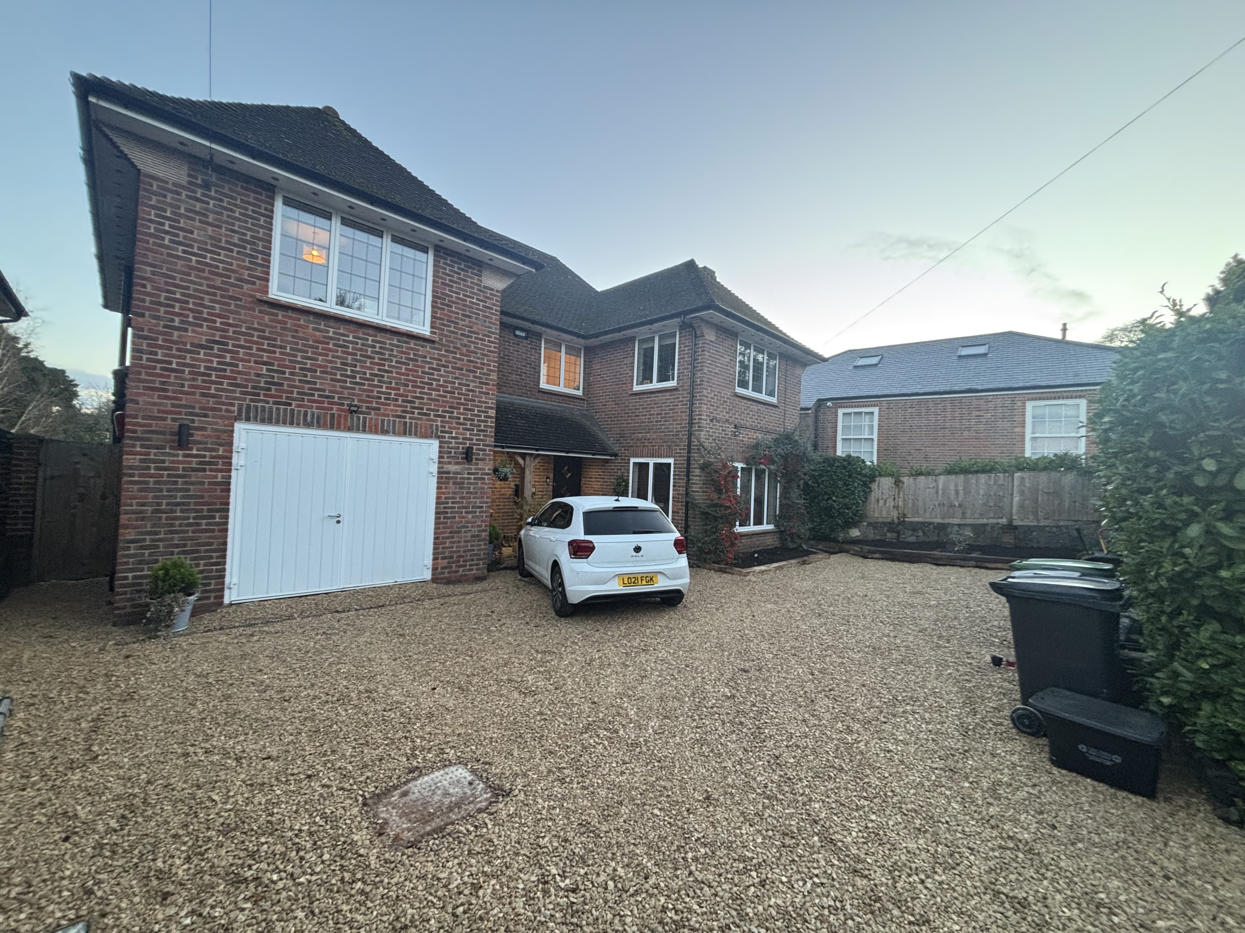 Backyard clearance: Transformation from wild brush to a neat family lawn in Princess Risborough