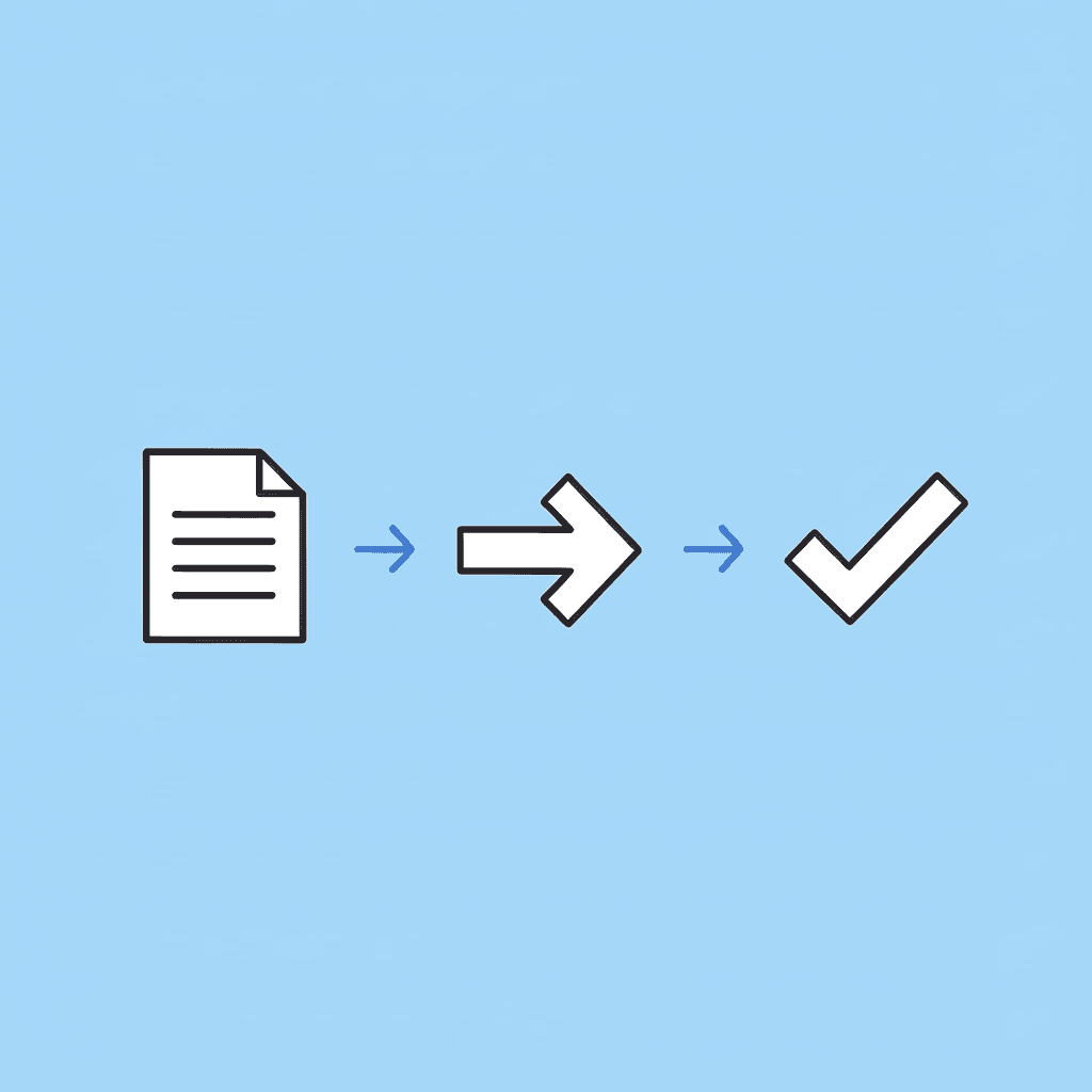 Step 1: Create a dedicated workspace. Step 2: Upload all materials. Step 3: Generate a structured draft.