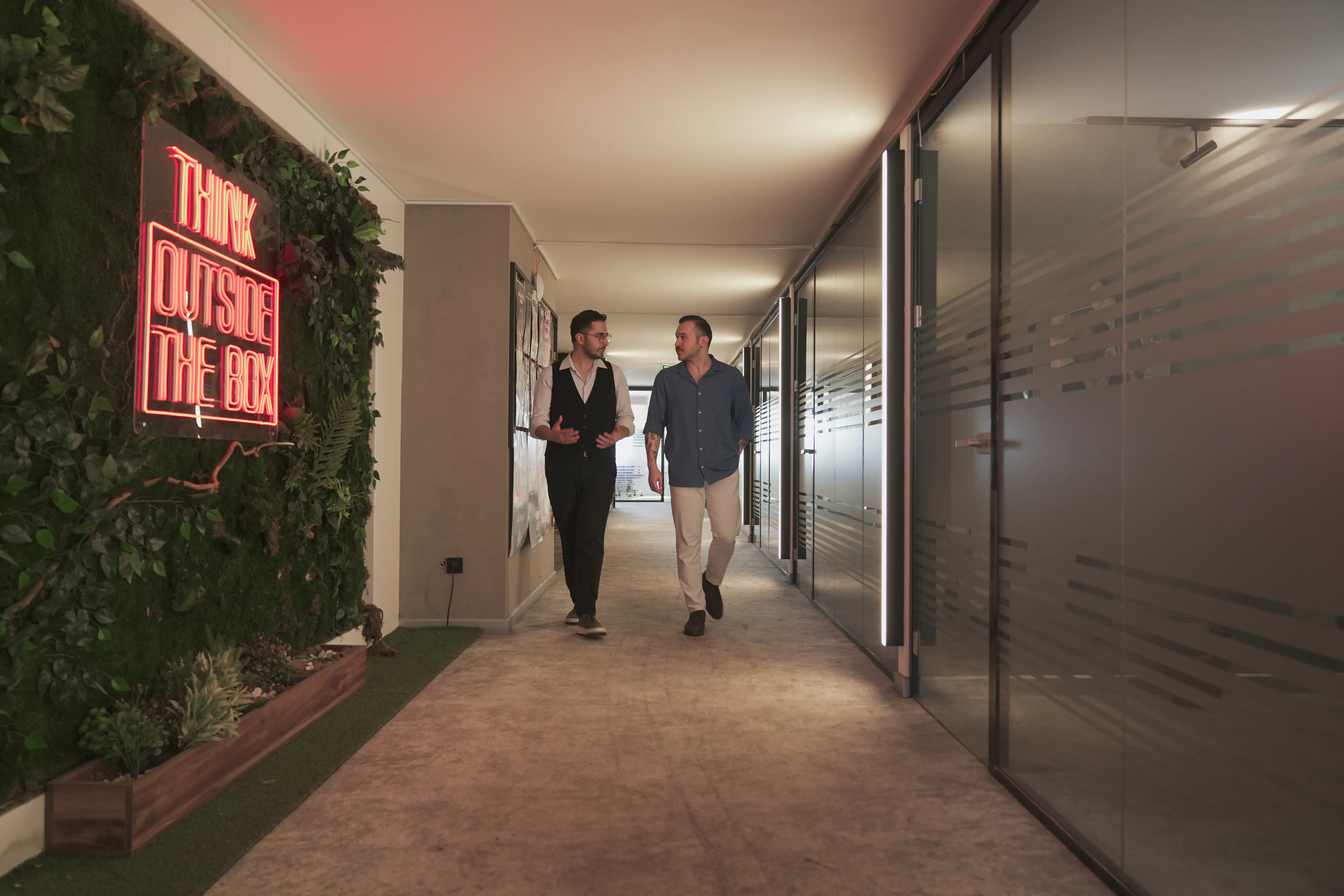 Neon Apps team discussing patient-centered healthcare app solutions.