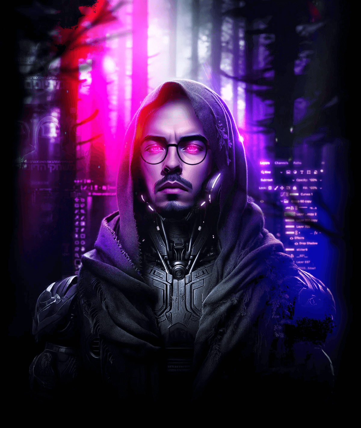 An AI photo of a young guy