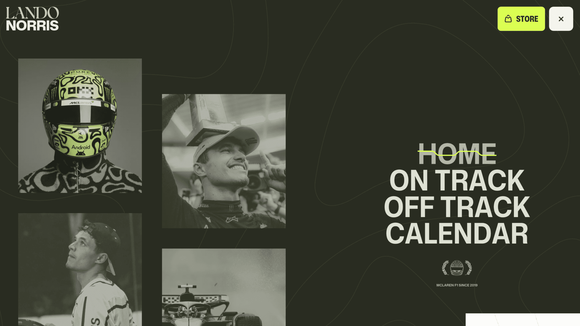 Lando Norris Navbar
