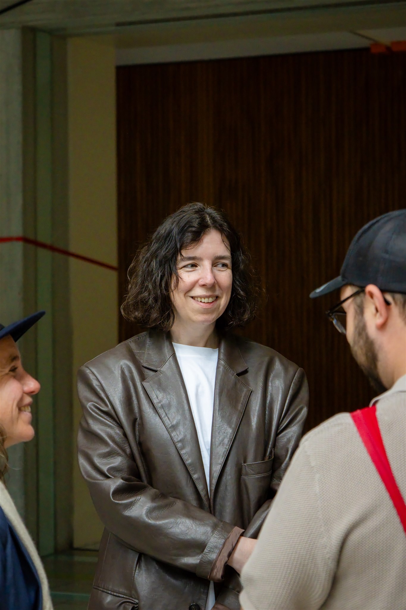 Attendees connecting and talking during EthereumZüri event in Zurich