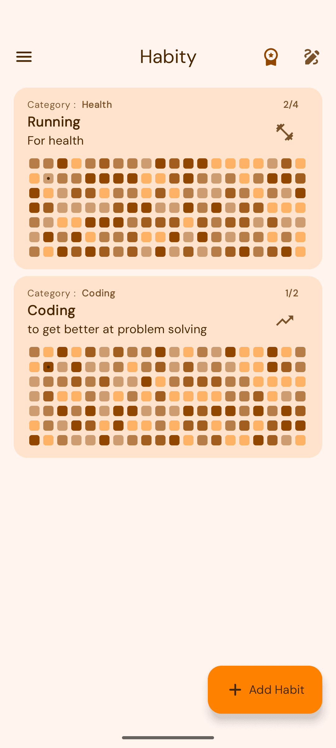 brown theme