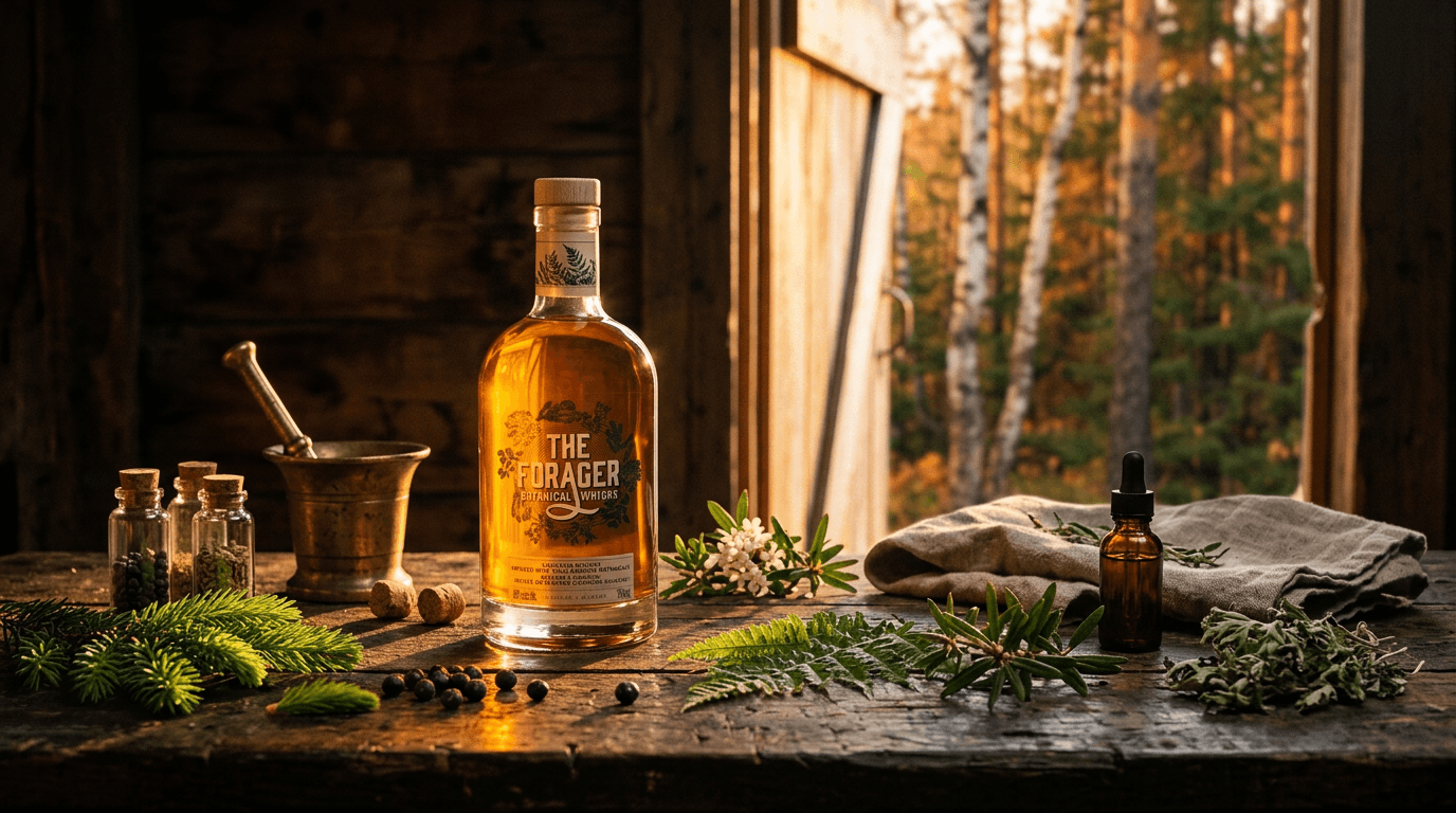 The Forager botanical Canadian whisky — brand concept by Sarah McDonnell for Campari Group