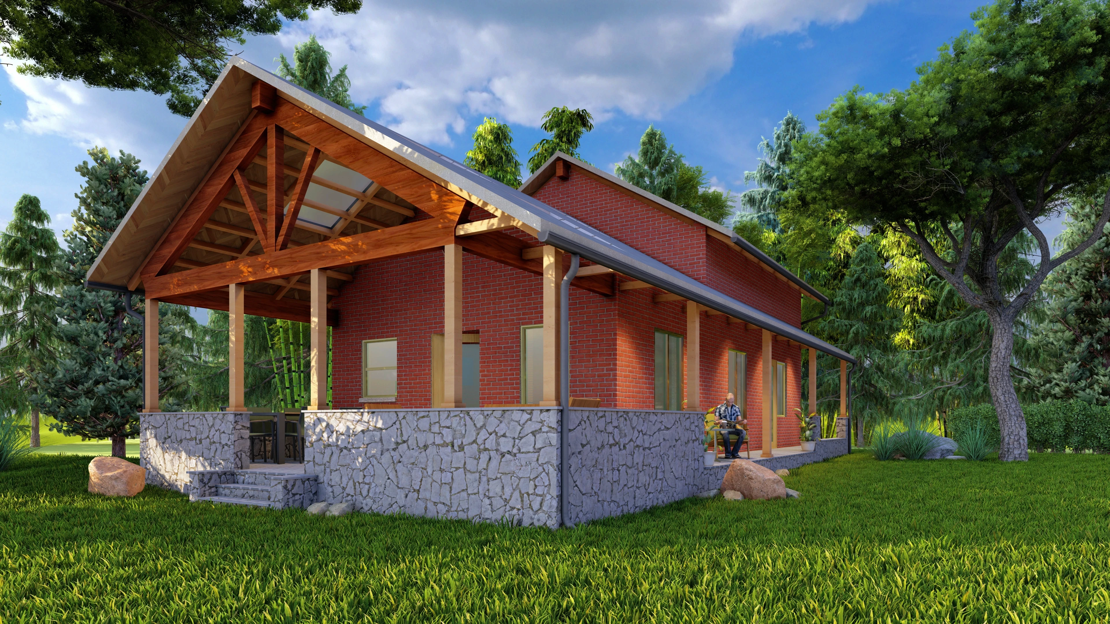 Project showcase image featuring a modern, refined interior.