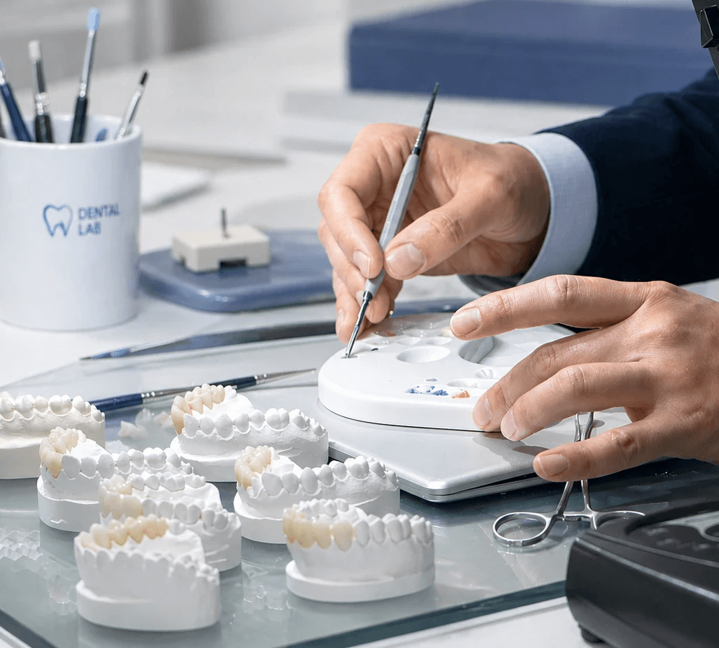 Woman with nice smile