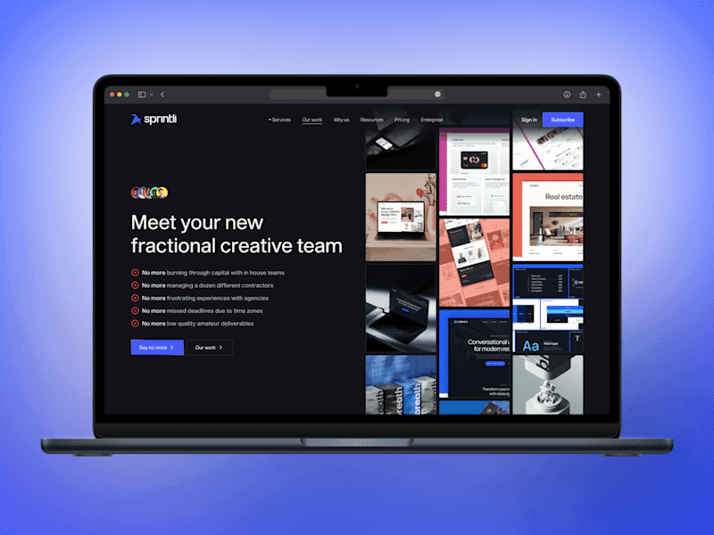 A modern lamp with layered shapes and blue hues.