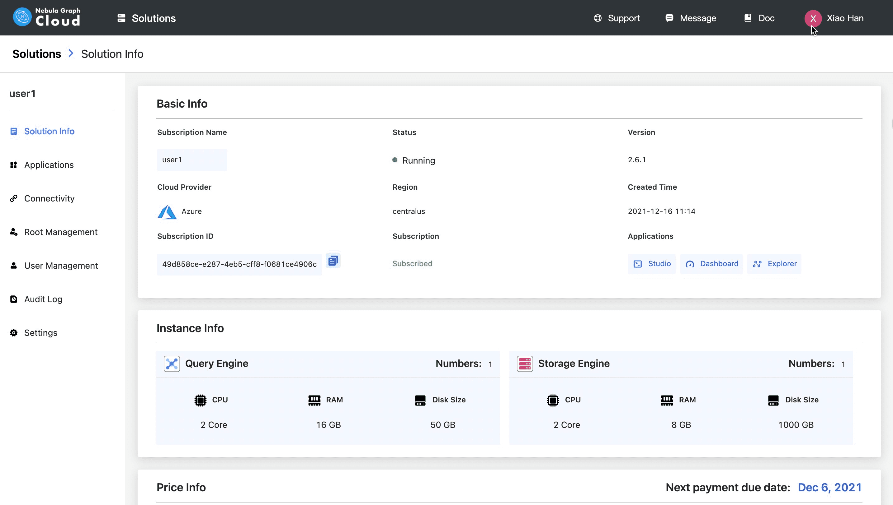 A secure and intuitive management panel