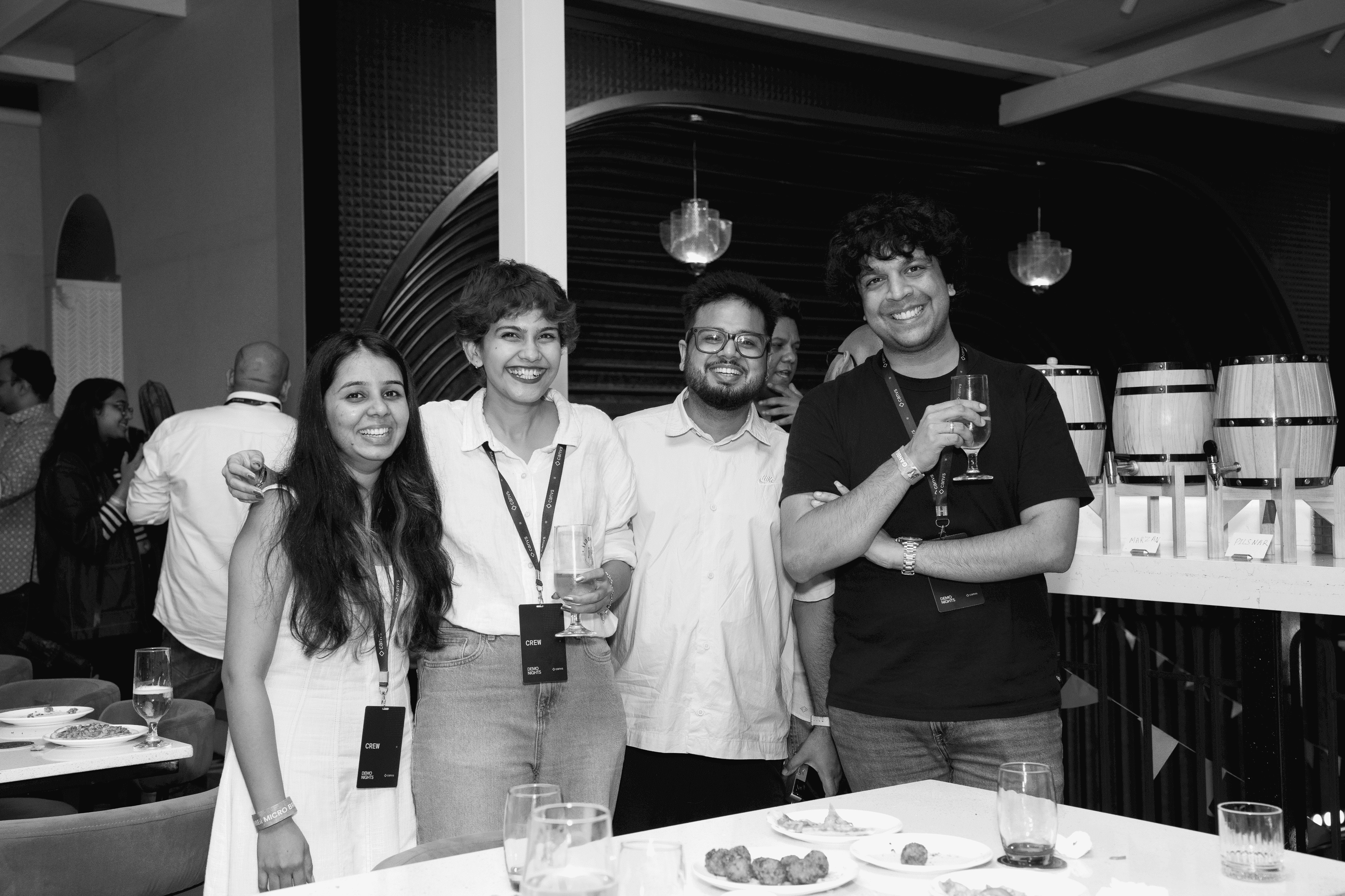 grascale photography of cable bridge