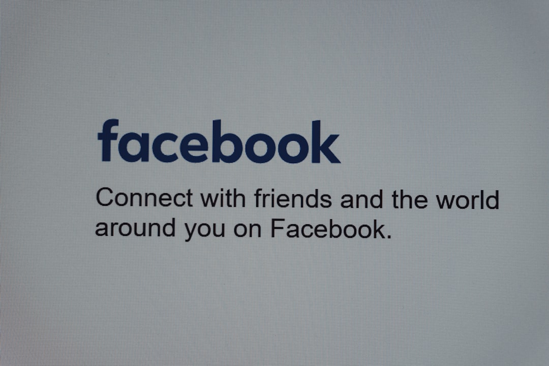 Facebook logo with tagline connect with friends tagline