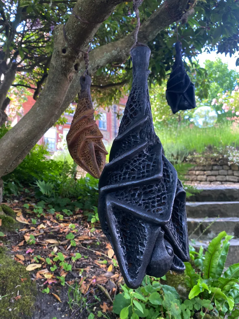 group of flittermouse the first hanging sculptures