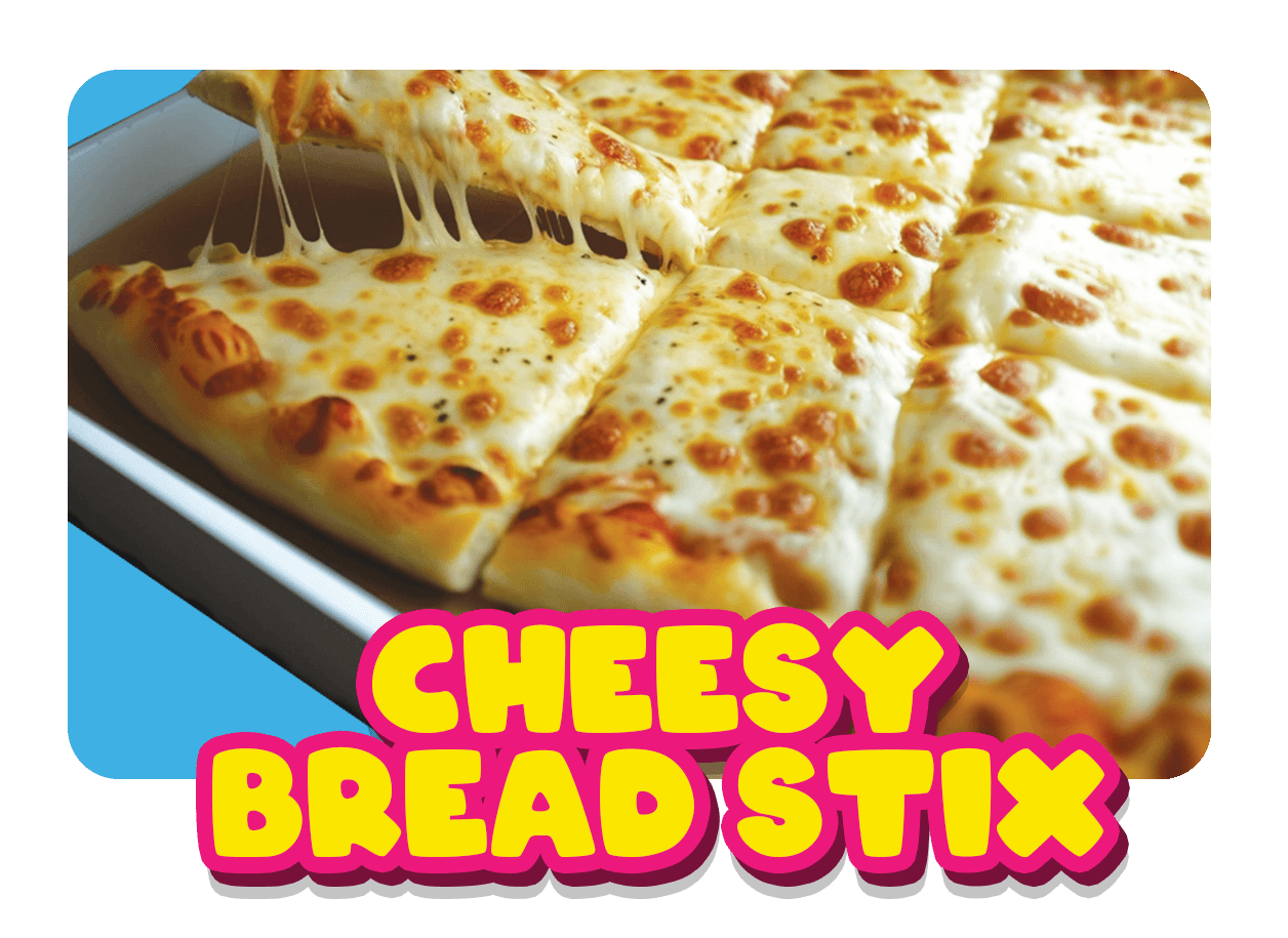 Homemade cheesy bread stix from North End Pizza in Virginia Beach, baked fresh with melted mozzarella and served with marinara sauce or homemade ranch dressing, a local favorite since 1987