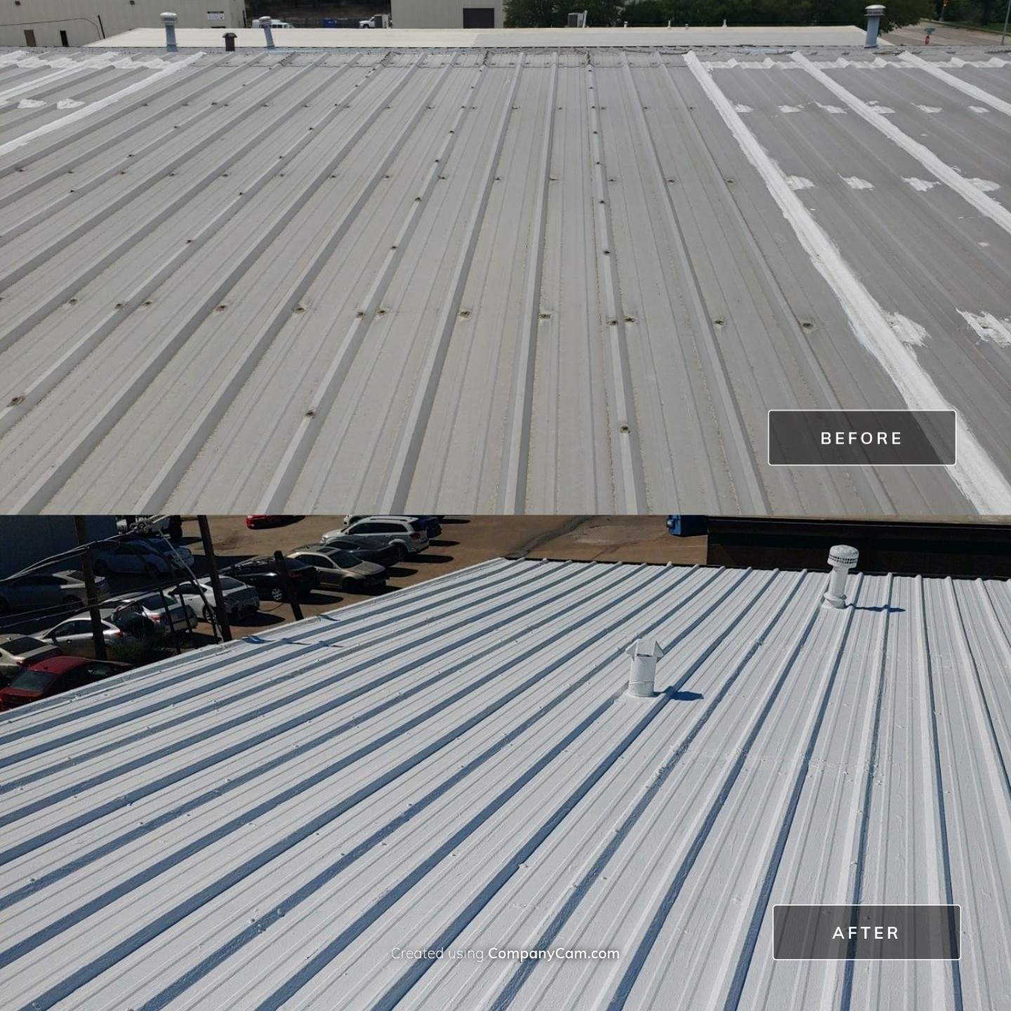 Acrylic Roof Coating over Metal Dallas Tx
