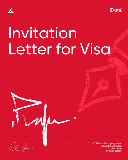Invitation Letter for Visa
