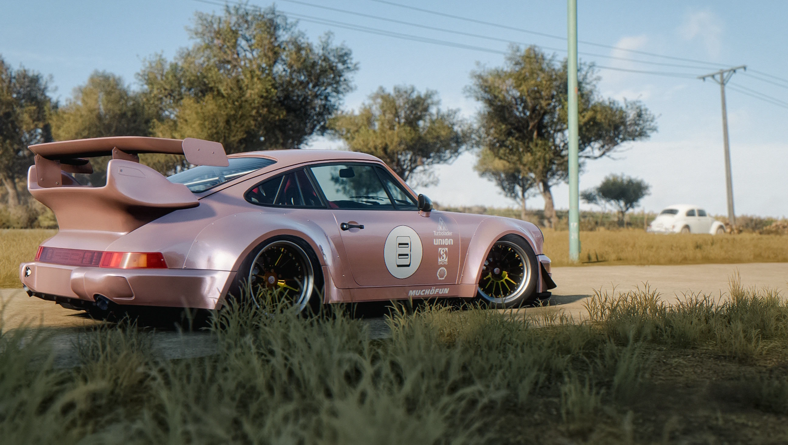 Hoonigan Rauh-Welt Begriff Porsche 911 Turbo 1991 - Porsche "GOON"