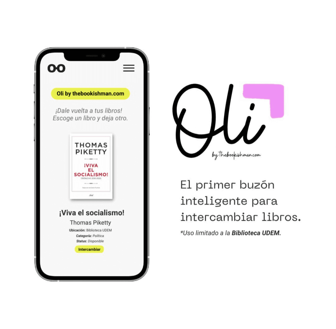 Oli - buzón inteligente para intercambiar libros