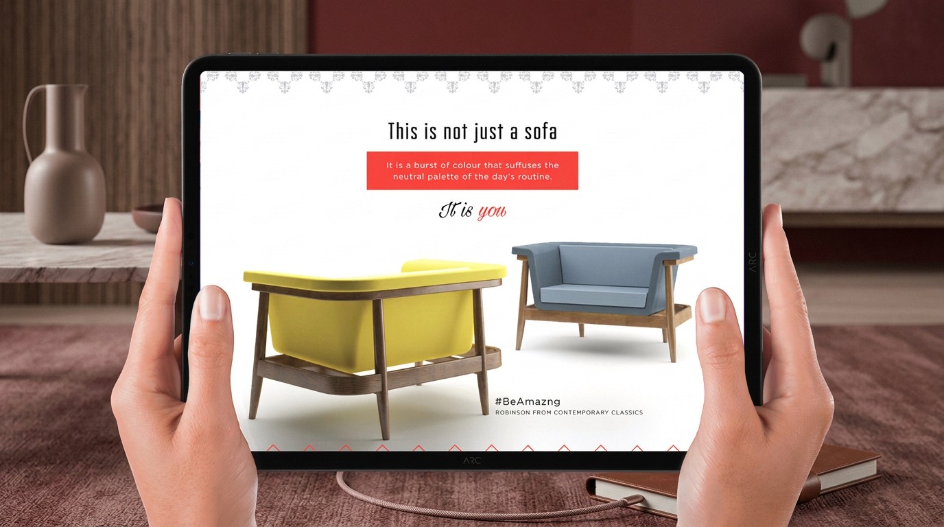 Amazng Furniture & Accessories | Digital-First Brand Identity for a premium Indian furniture brand