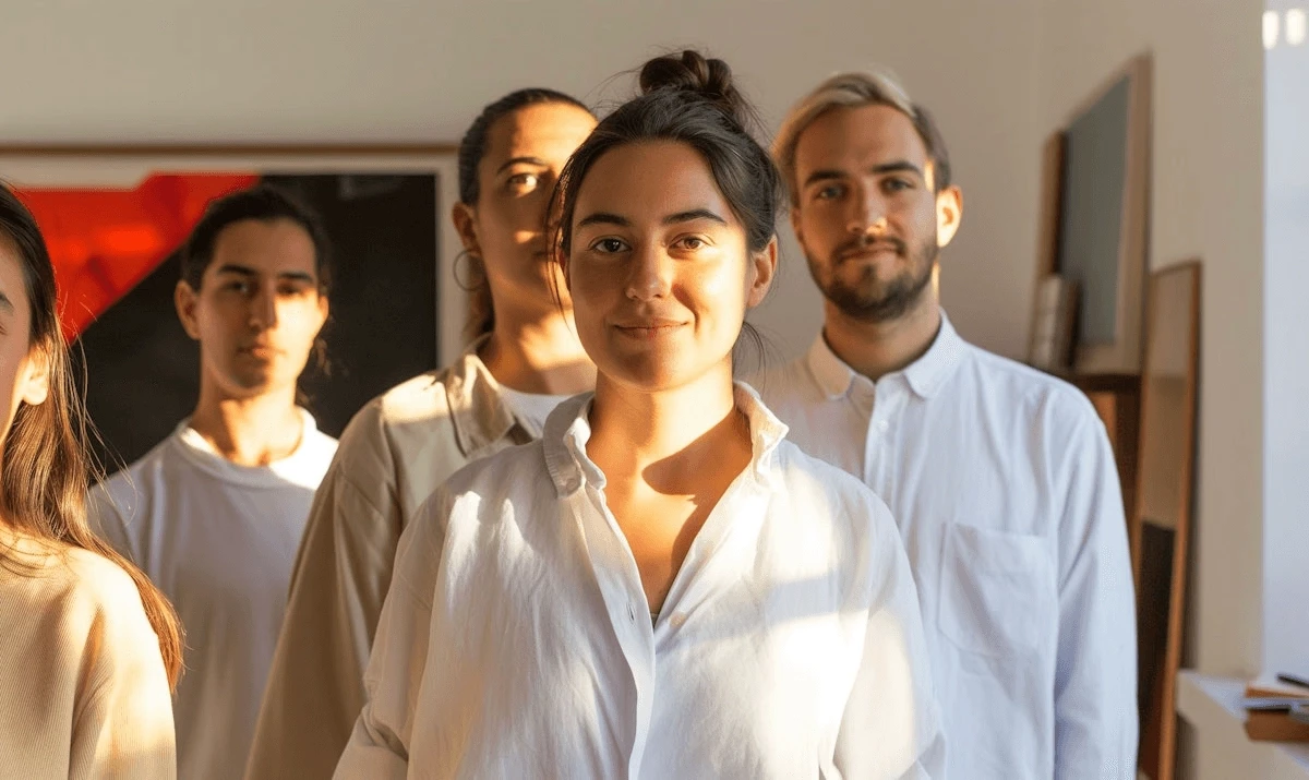 Young scientists collaborating on structured temporal intelligence and AGI research