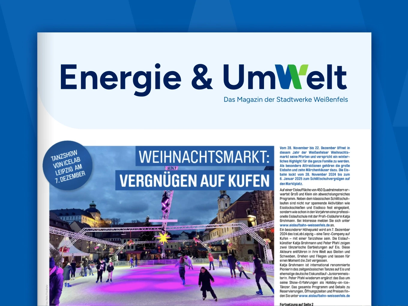 Entwurf Kundenmagazin