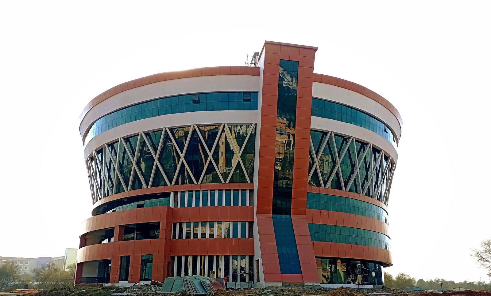 Modern hospital building in India