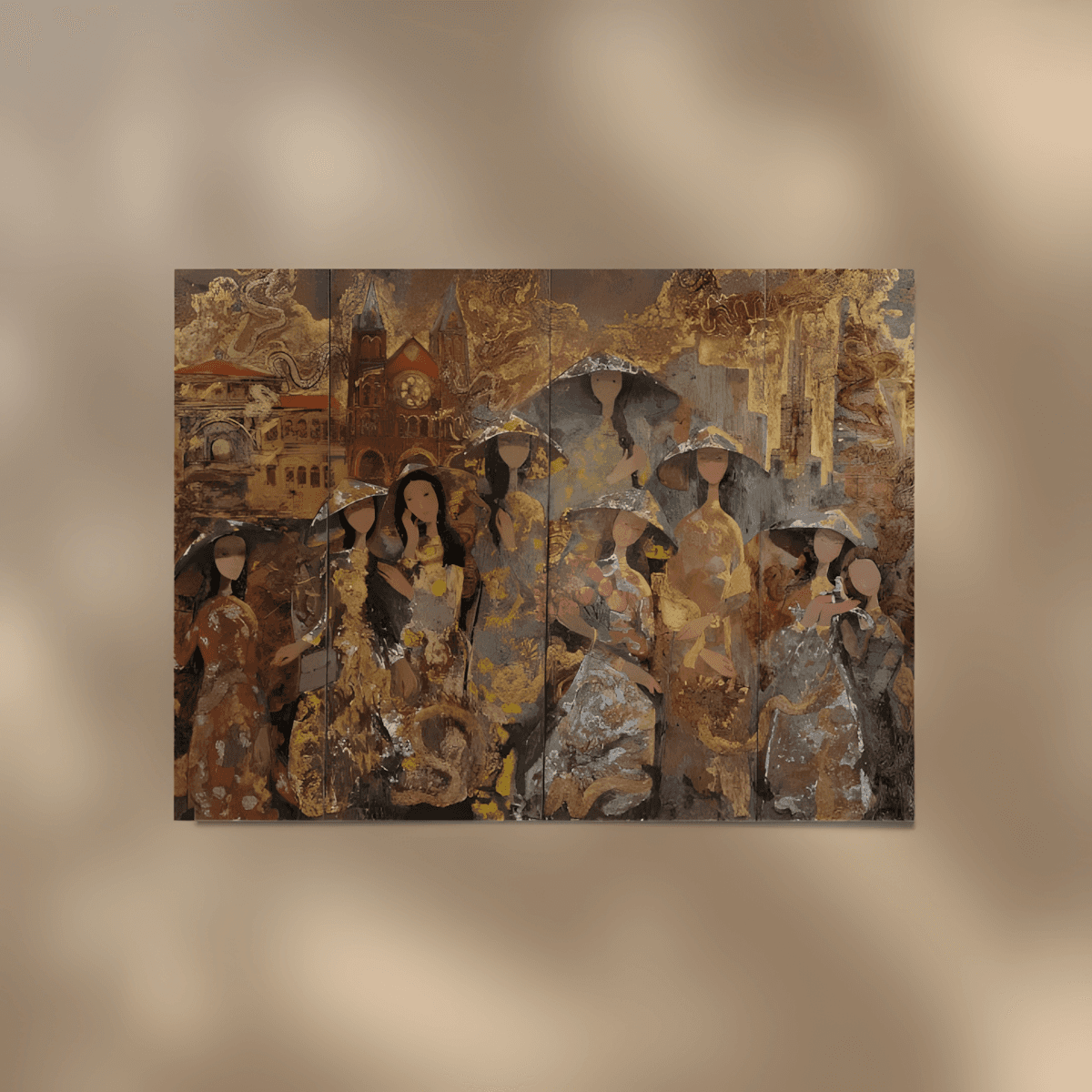 premium art poster and canvas prints, with originals available, from QART , of the artwork " Youth and Nostalgia "