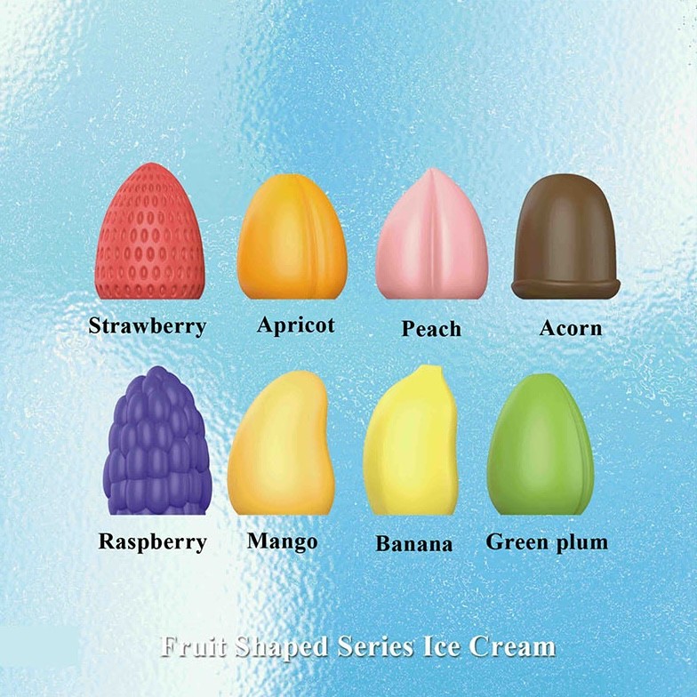 Image of a mini fruit-flavored ice cream&nbsp;set