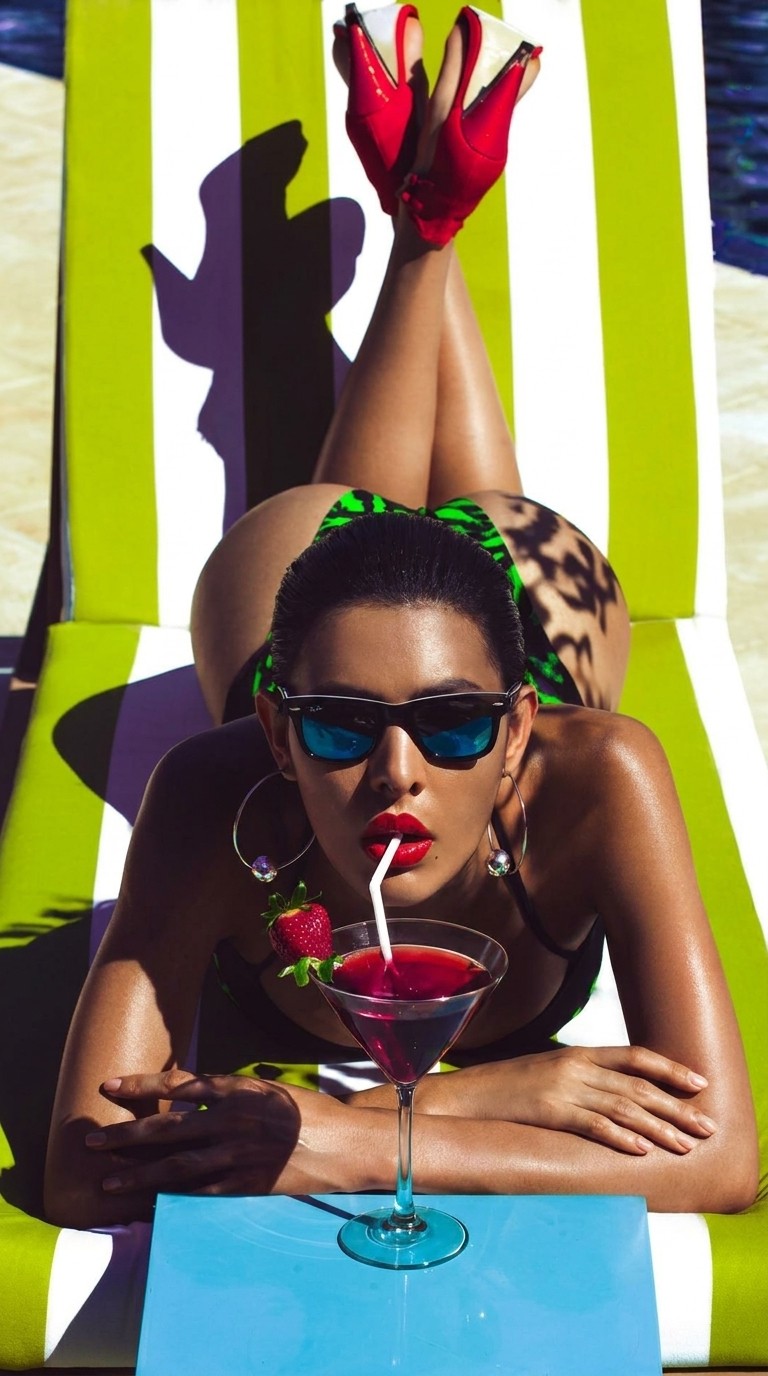 Gir at the beach