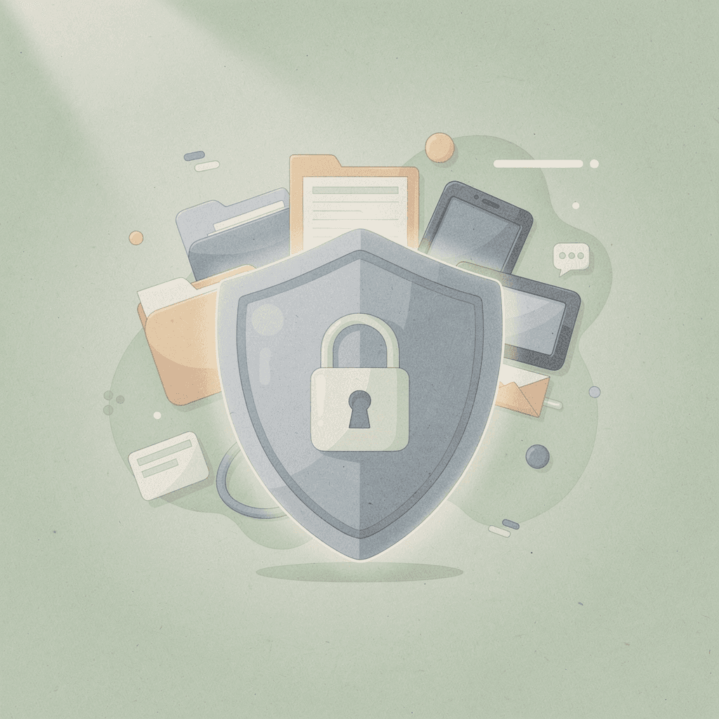 Shield scene representing privacy protection in the Apple Siri lawsuit