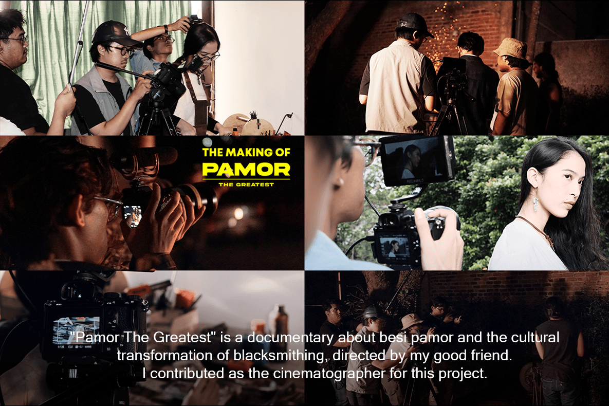 "Pamor The Greatest" is a documentary about besi pamor and the cultural transformation of blacksmithing, directed by my good friend. I contributed as the cinematographer for this project.