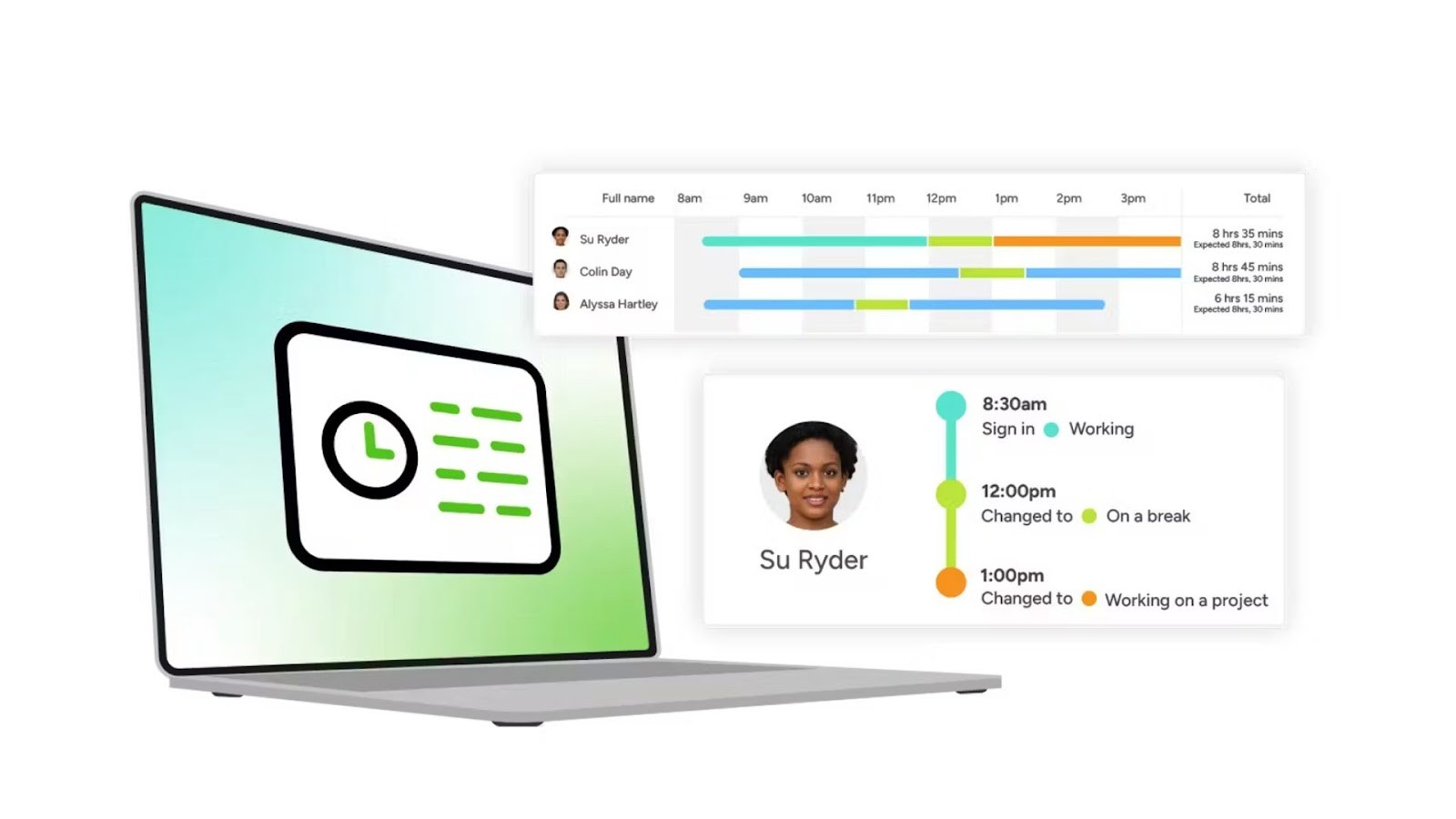 Sign In App’s employee attendance tracking interface