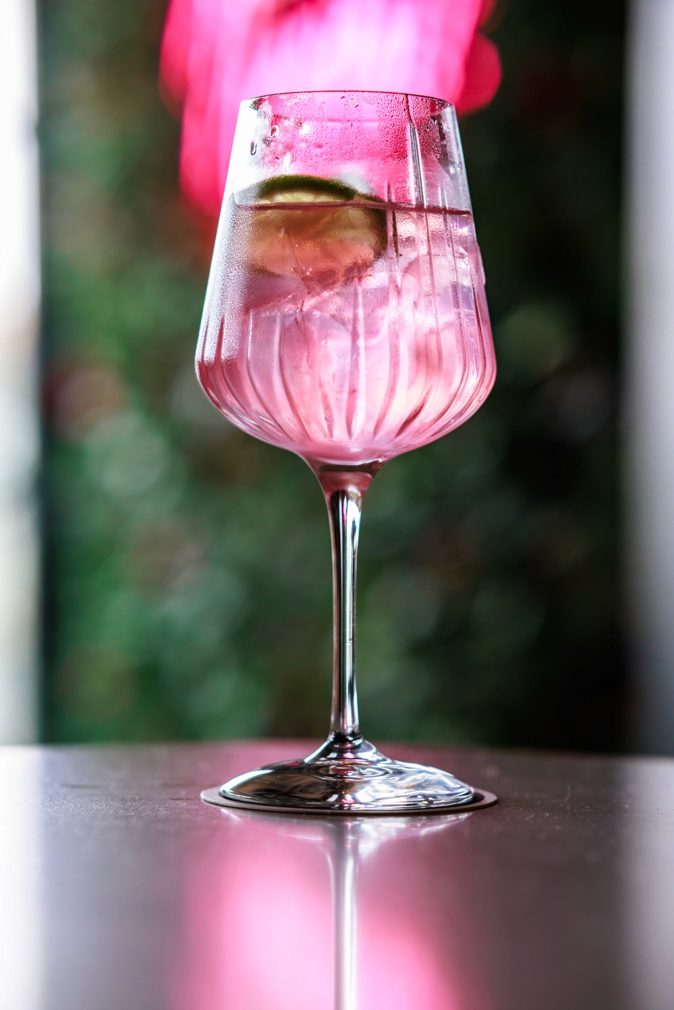 Pink Spritz cocktail at Her Upstairs