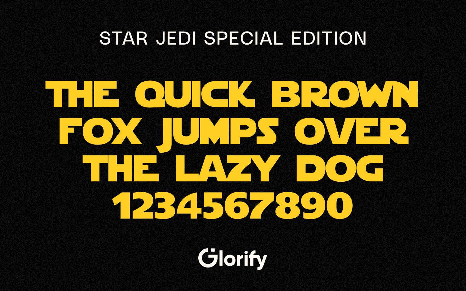 Star Jedi Special Edition font