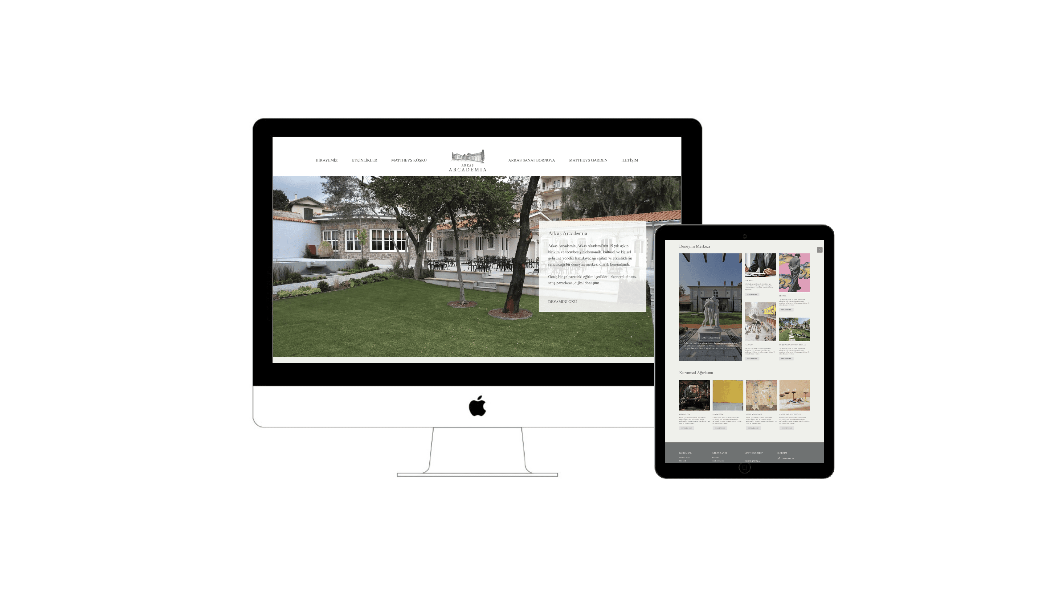 arkas mattheys mansion web design