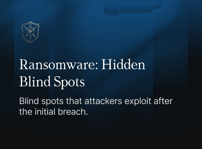 Ransomware: Hidden Blind Spots