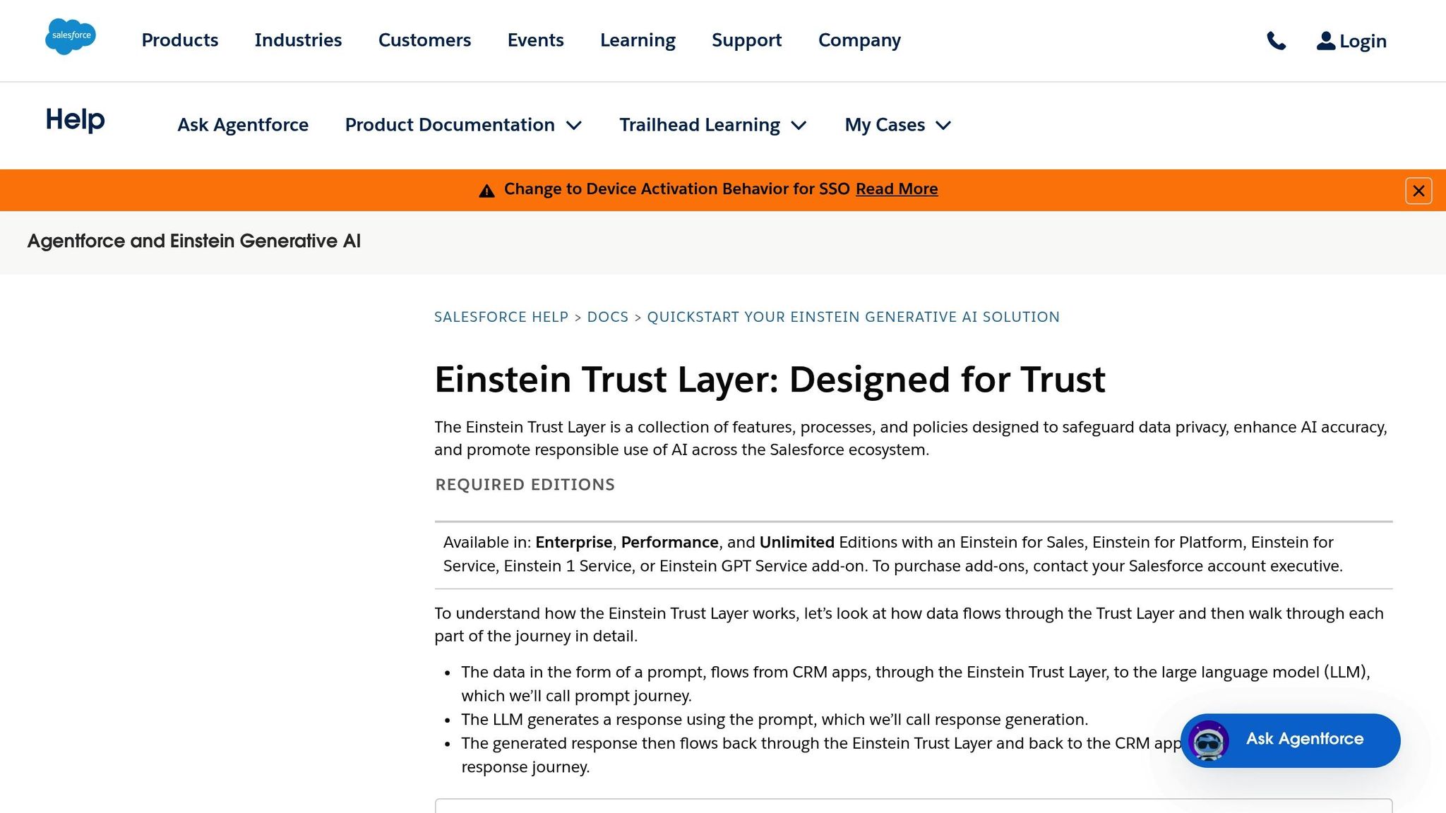 Einstein Trust Layer