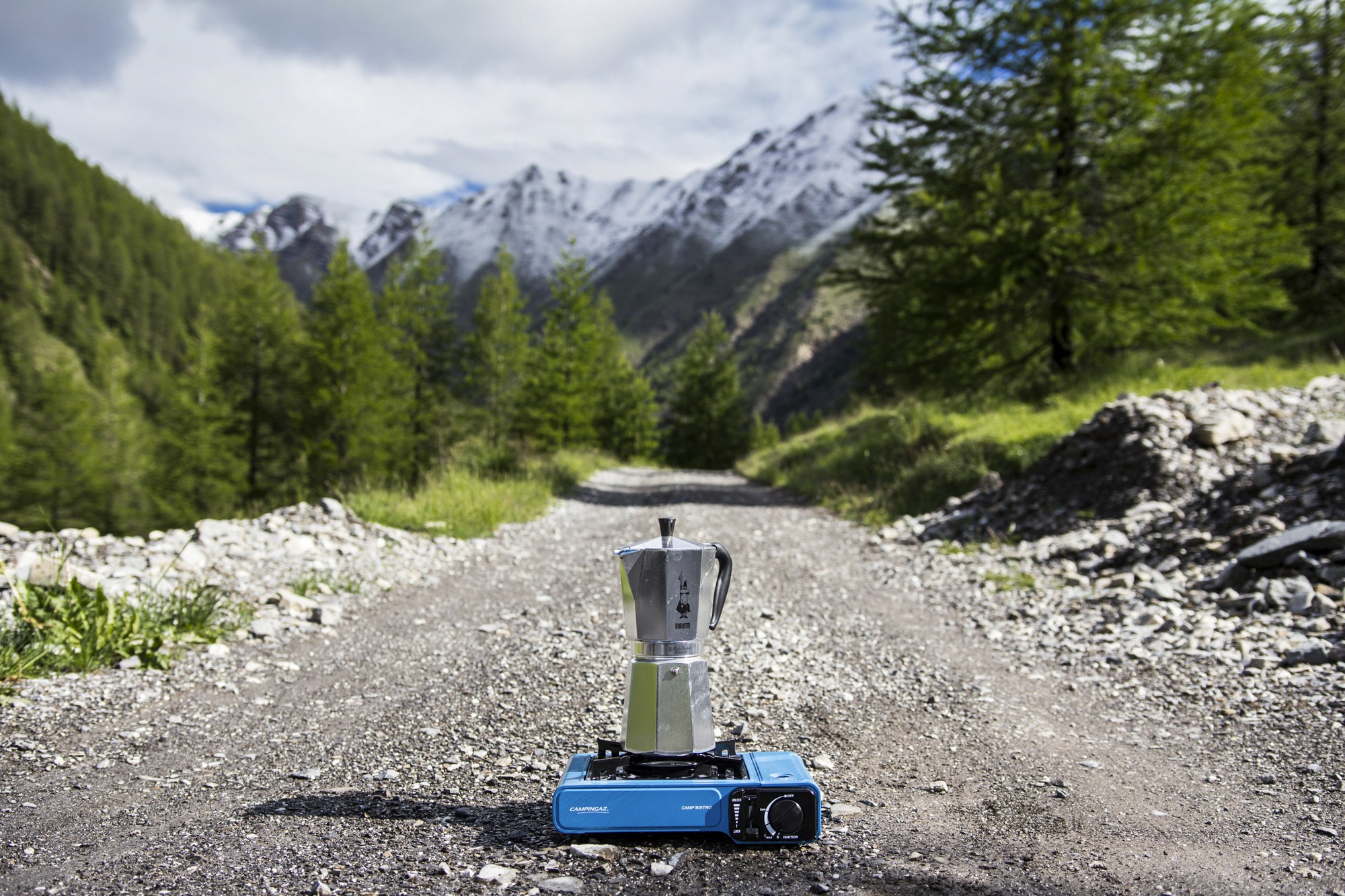 Percolator in French Alps