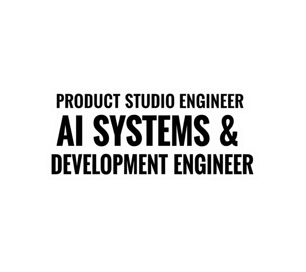 AI Systems & Development Engineer Hiring Poster