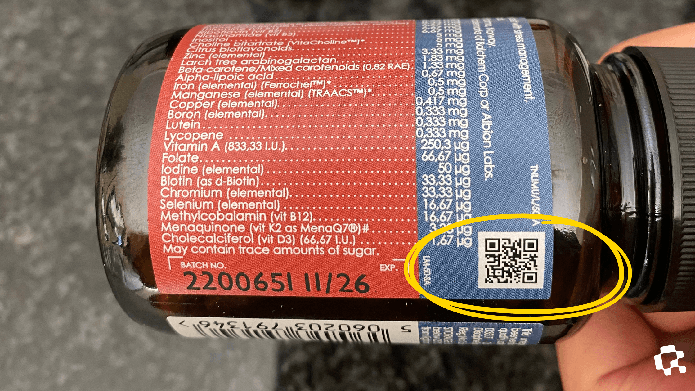 QR Code for Product information | QR-Codes.com  | Terra Nova Multivitamiin 