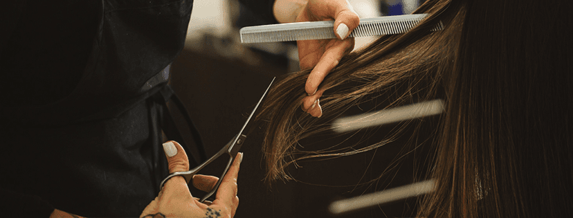 hair cutting and styling at Nero Hair Salon