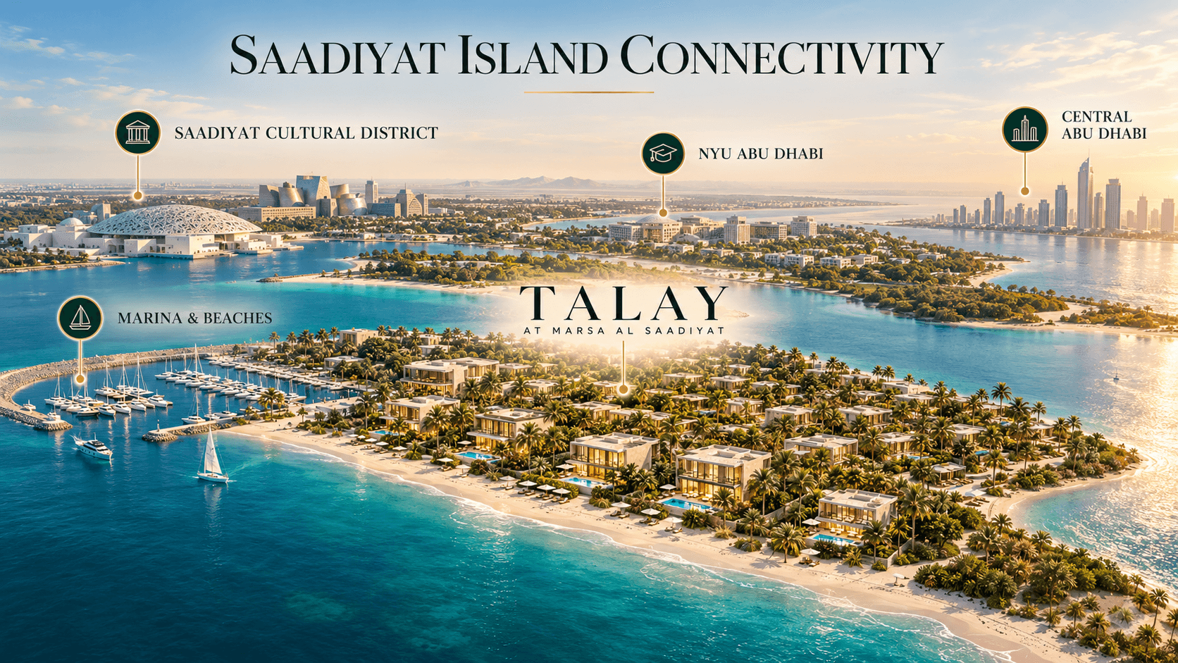 talay and talay beach connection saadiyat island