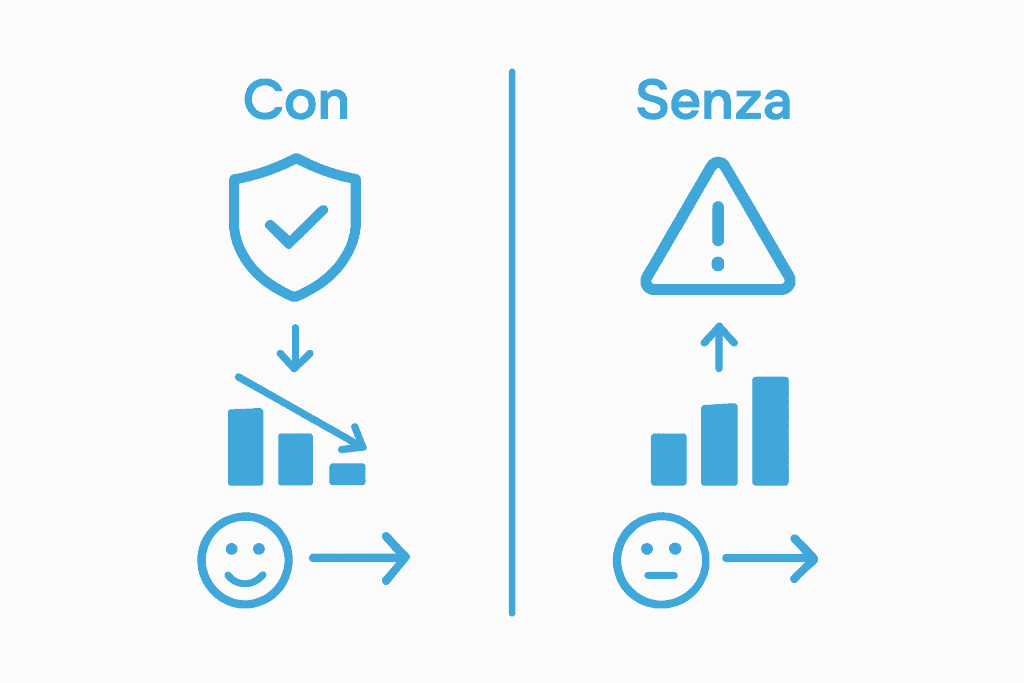 Infografica a confronto: i risultati della formazione sulla sicurezza