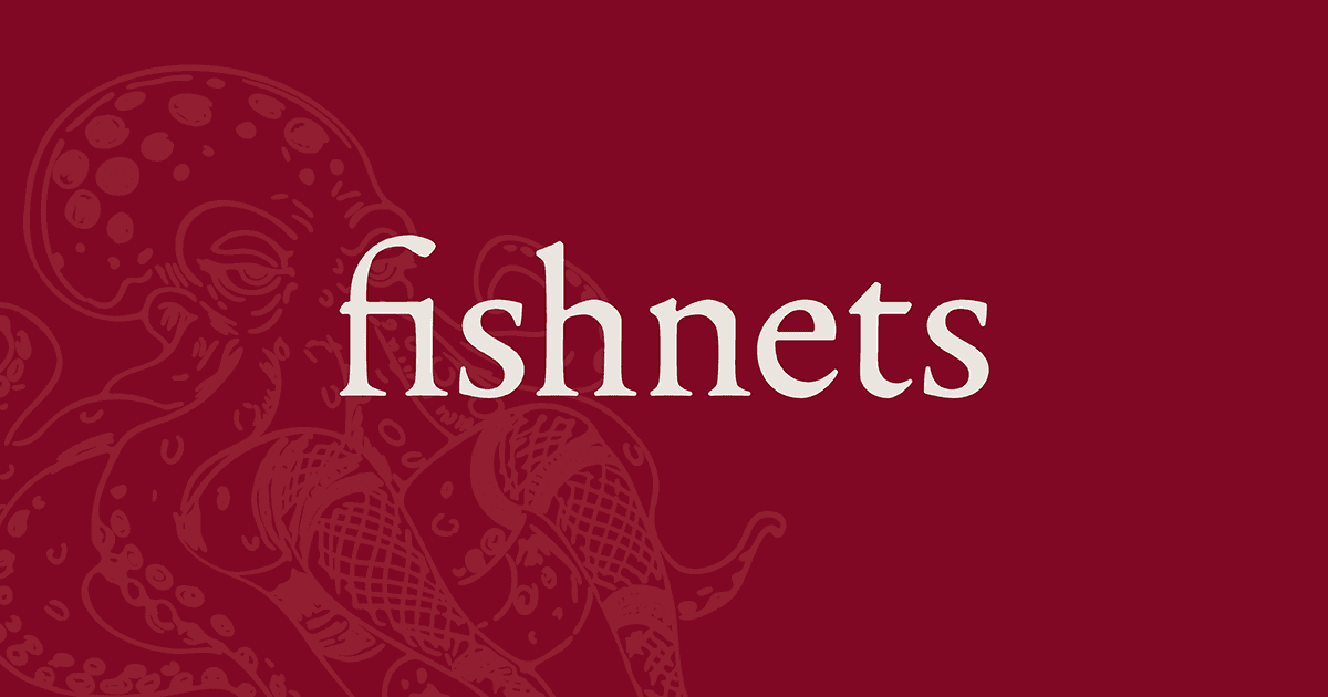 Fishnet Typography fishnets