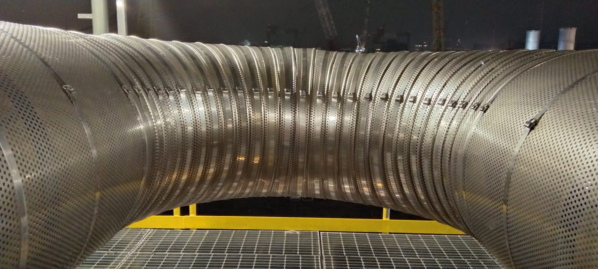 Corrugated Metal Cladding for Insulated Pipelines