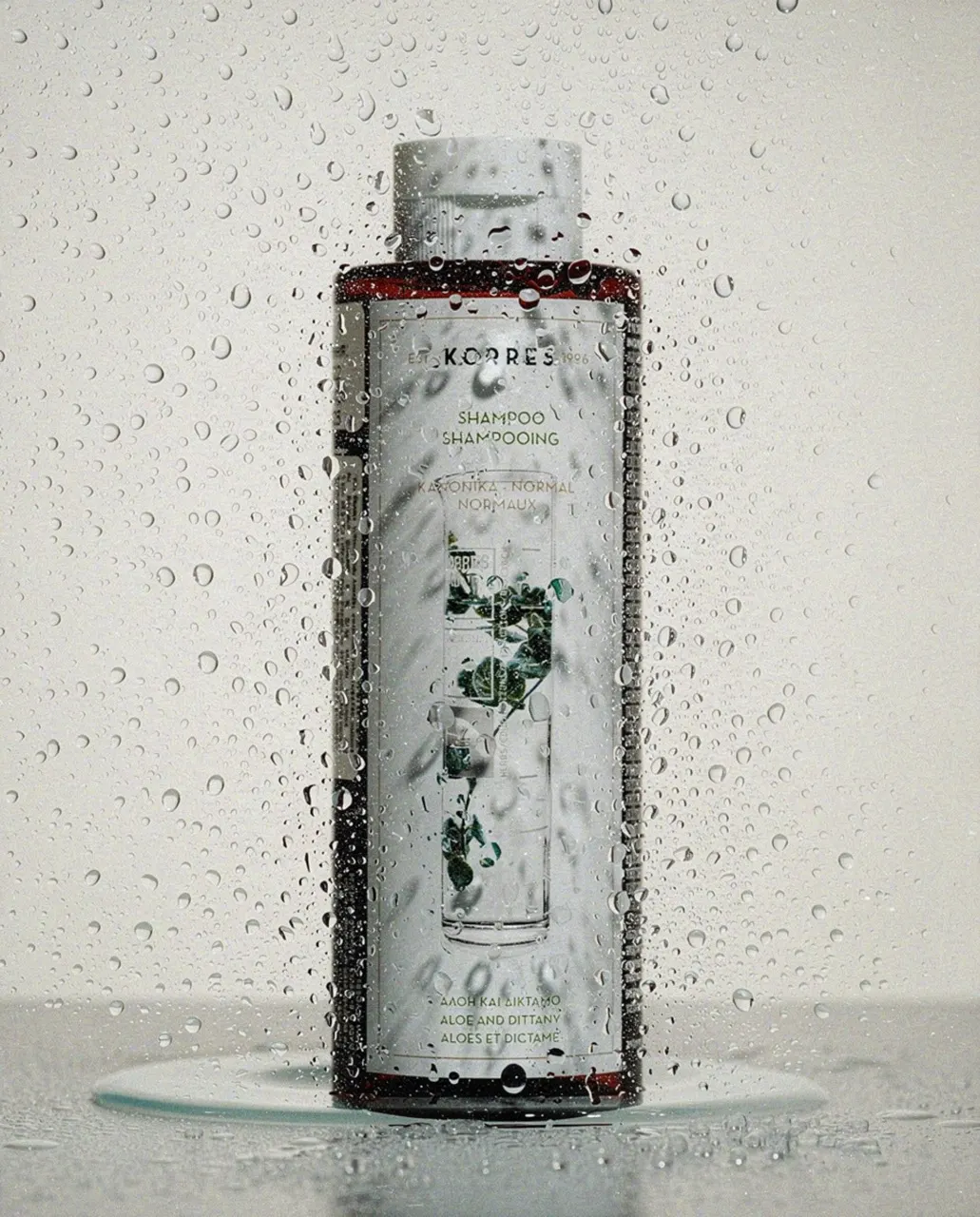 Korres Shampoo campaing ad photography