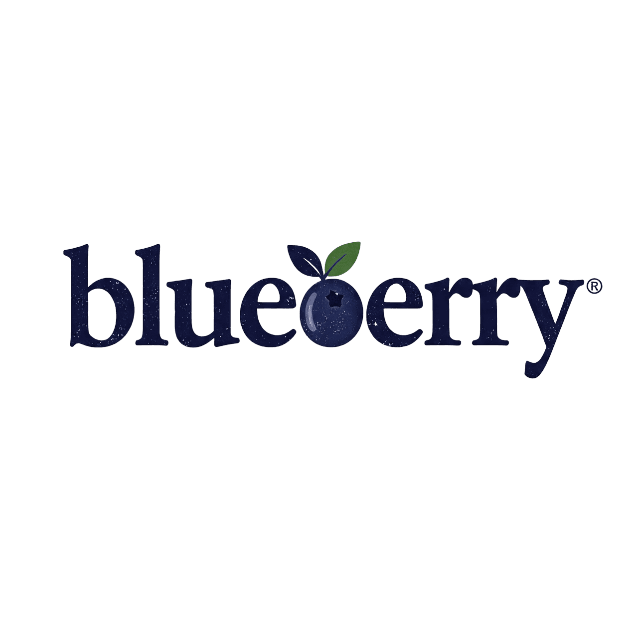 Brand logo called blueberry