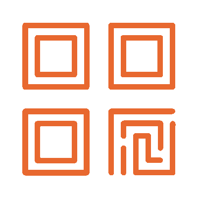 Orange grid icon