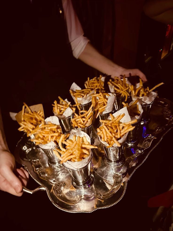 Finger food at a NYE party